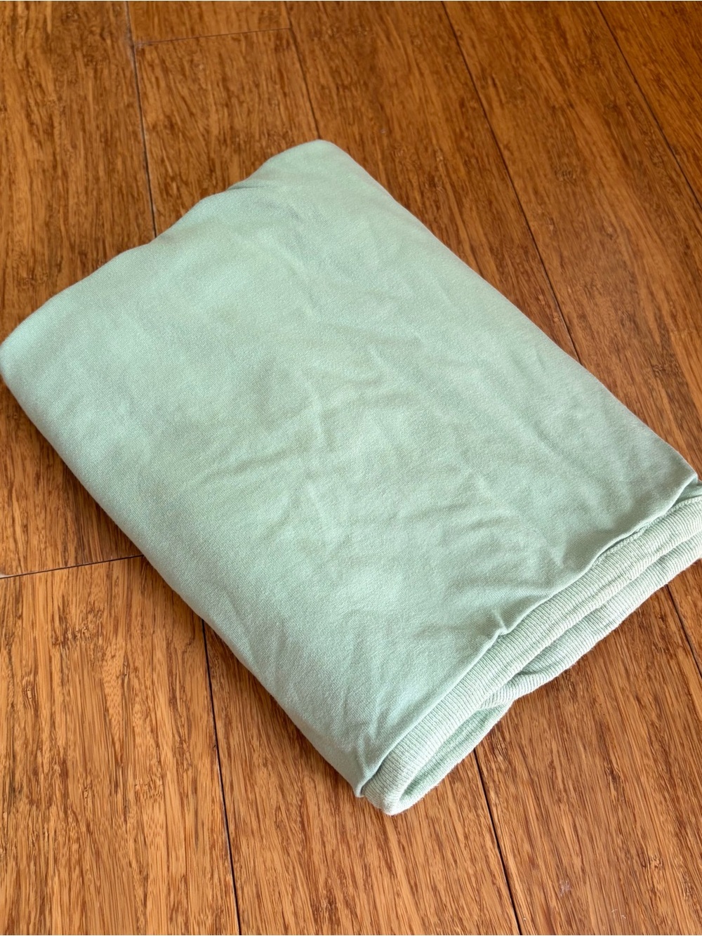 Baby Be Mine Mint Green Cotton Baby Throw Blanket